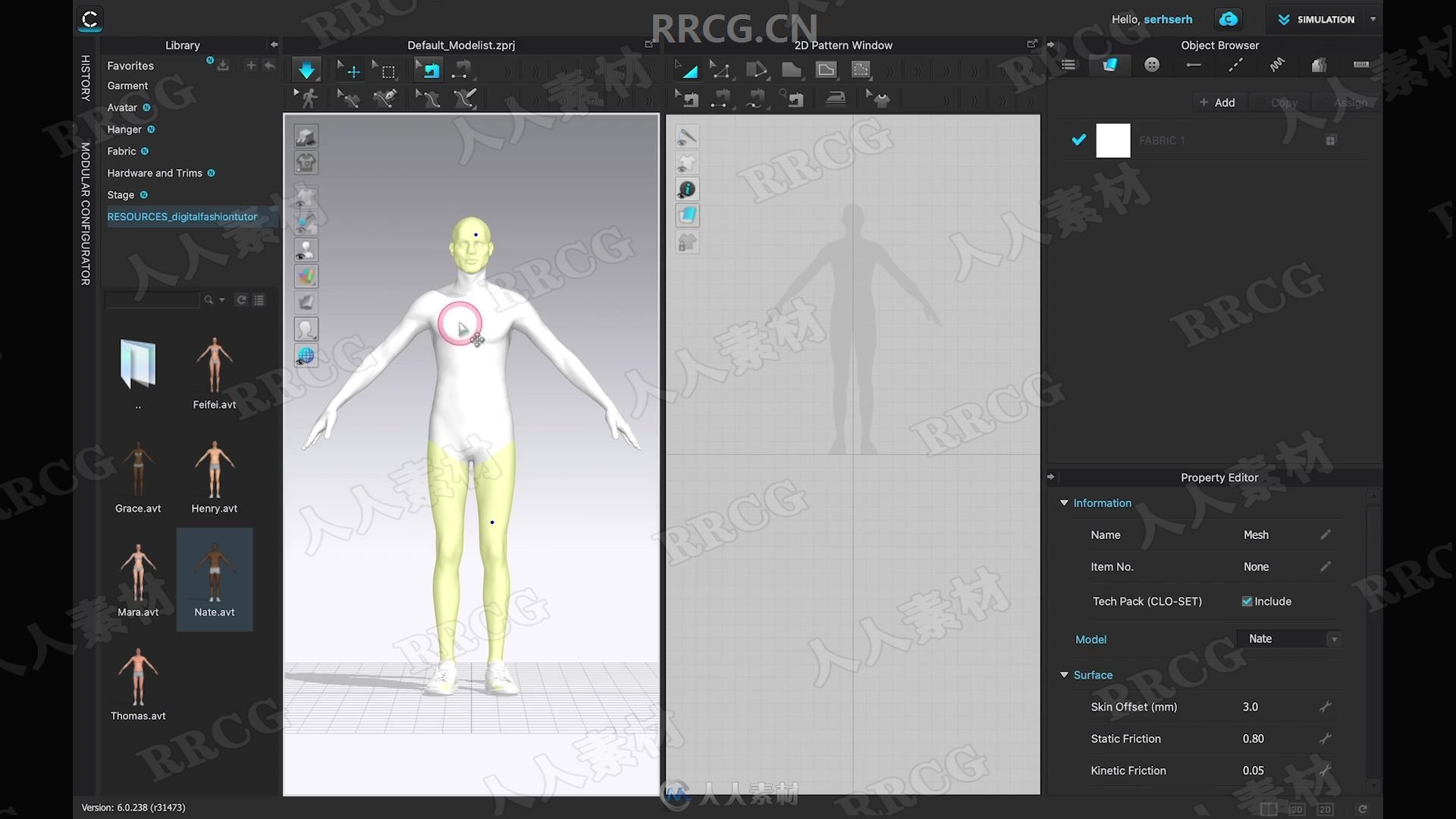 CLO逼真3D服装设计基础技能训练视频教程