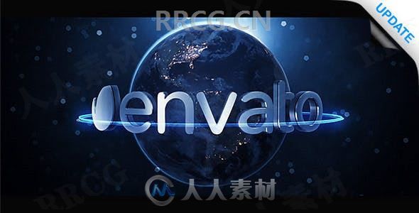 宇宙星球LOGO动画演绎AE模板