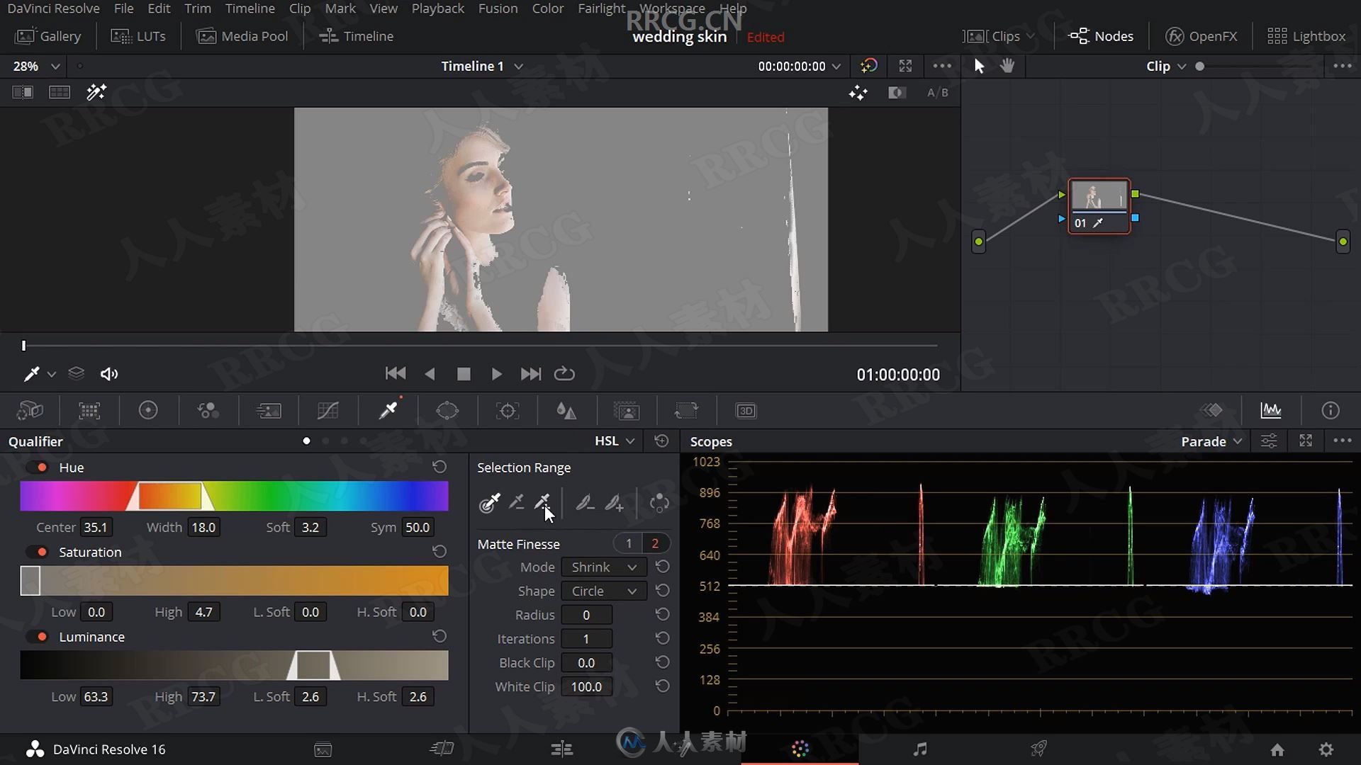 DaVinci Resolve16初学者终极色彩分级速成视频教程