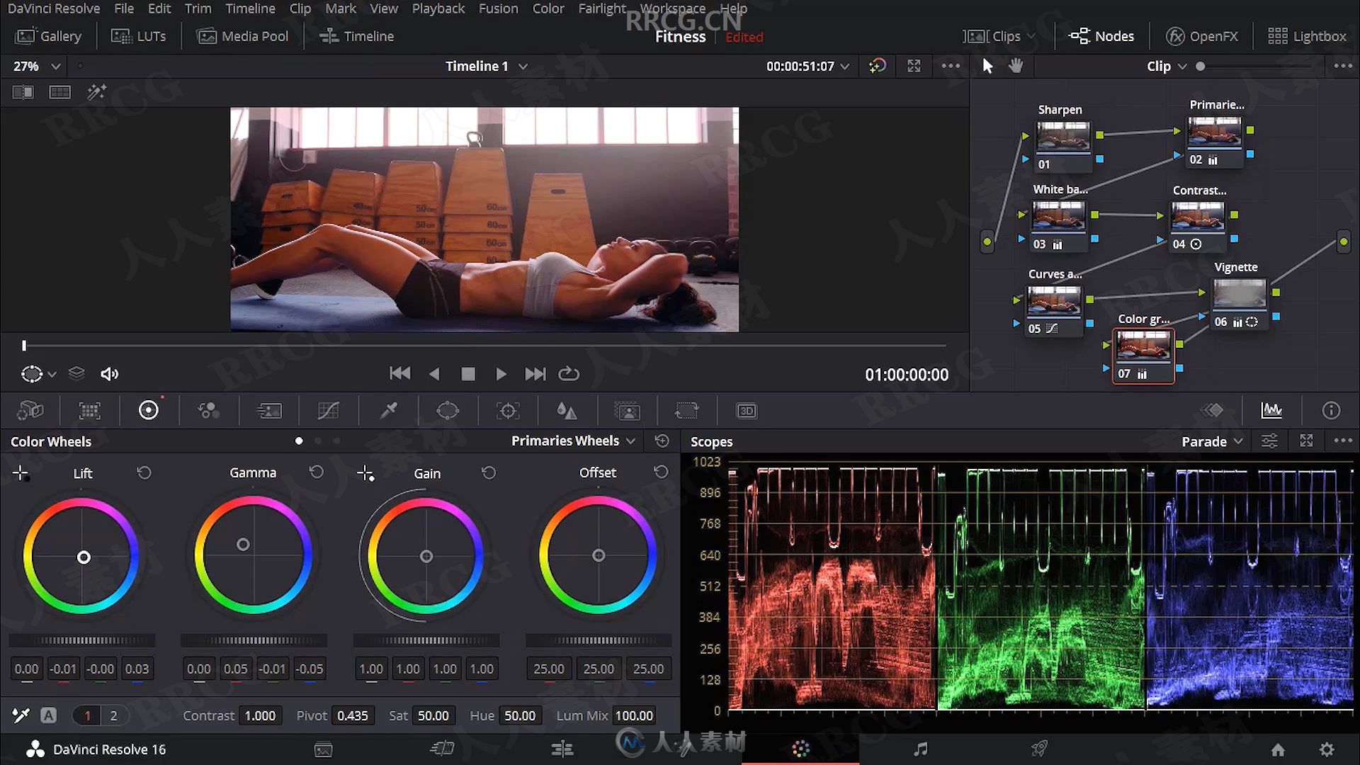 DaVinci Resolve16初学者终极色彩分级速成视频教程