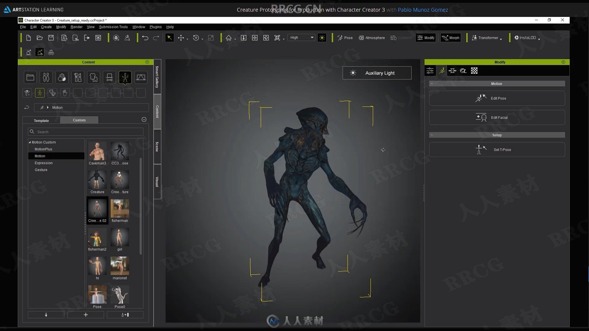 Substance Painter生物原型角色制作视频教程