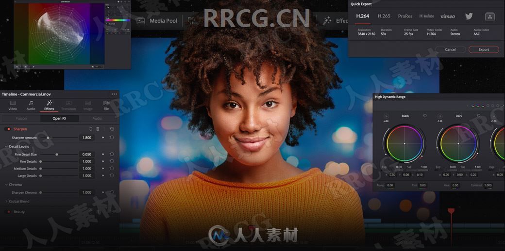 DaVinci Resolve Studio达芬奇影视调色软件V17.0.0B.0018版