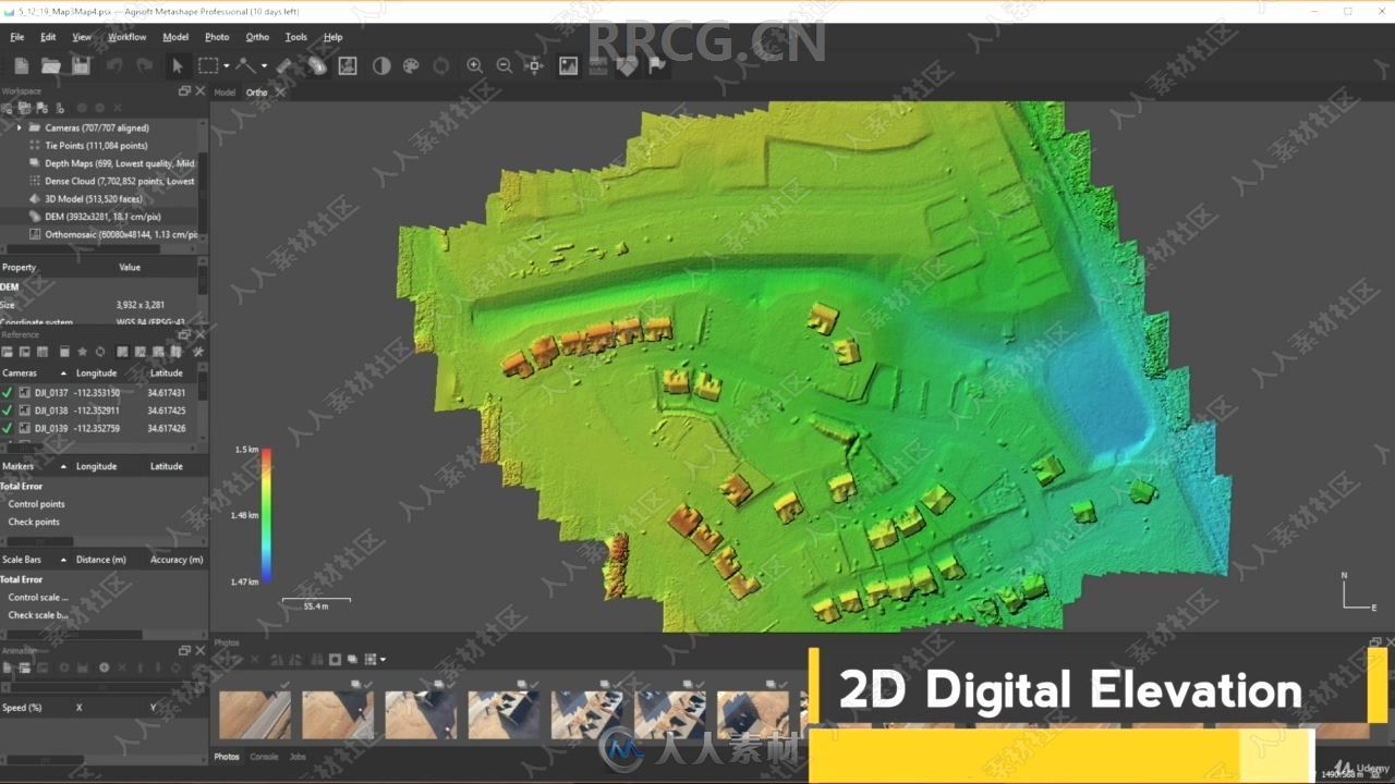 Agisoft Metashape无人机摄影测量建模核心技术视频教程