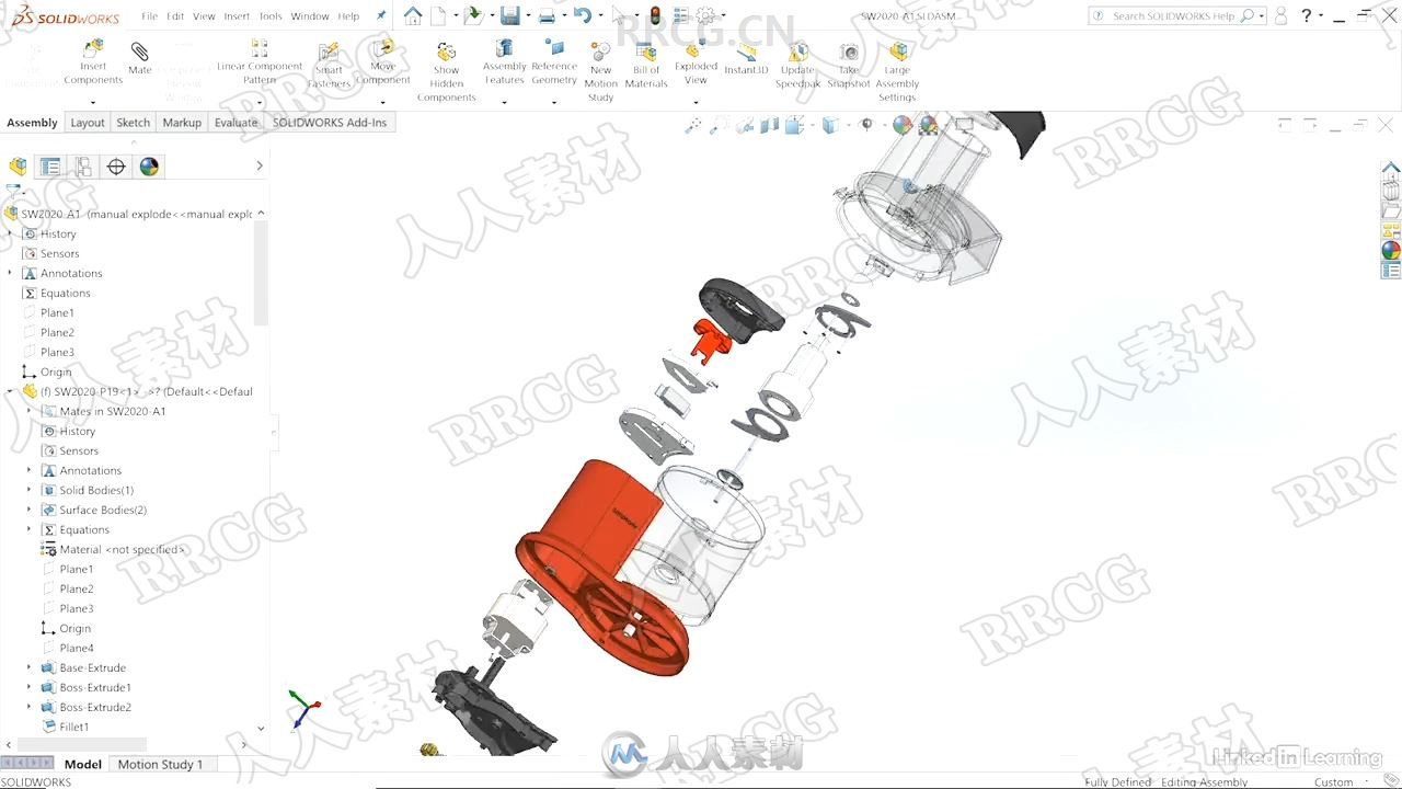 SolidWorks 2021三维设计基础技能训练视频教程