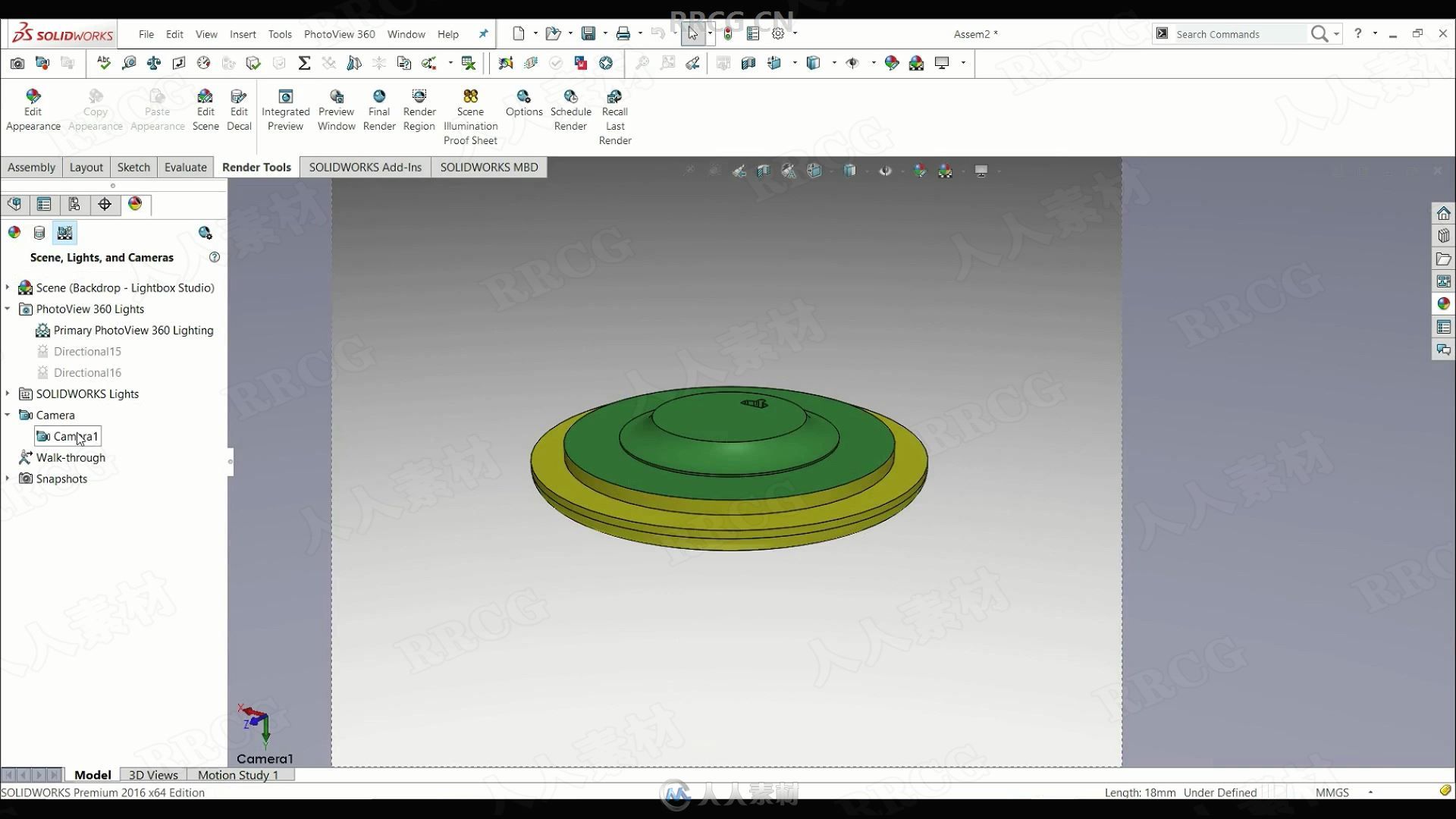 SOLIDWORKS逼真模型动画创建全面训练视频教程