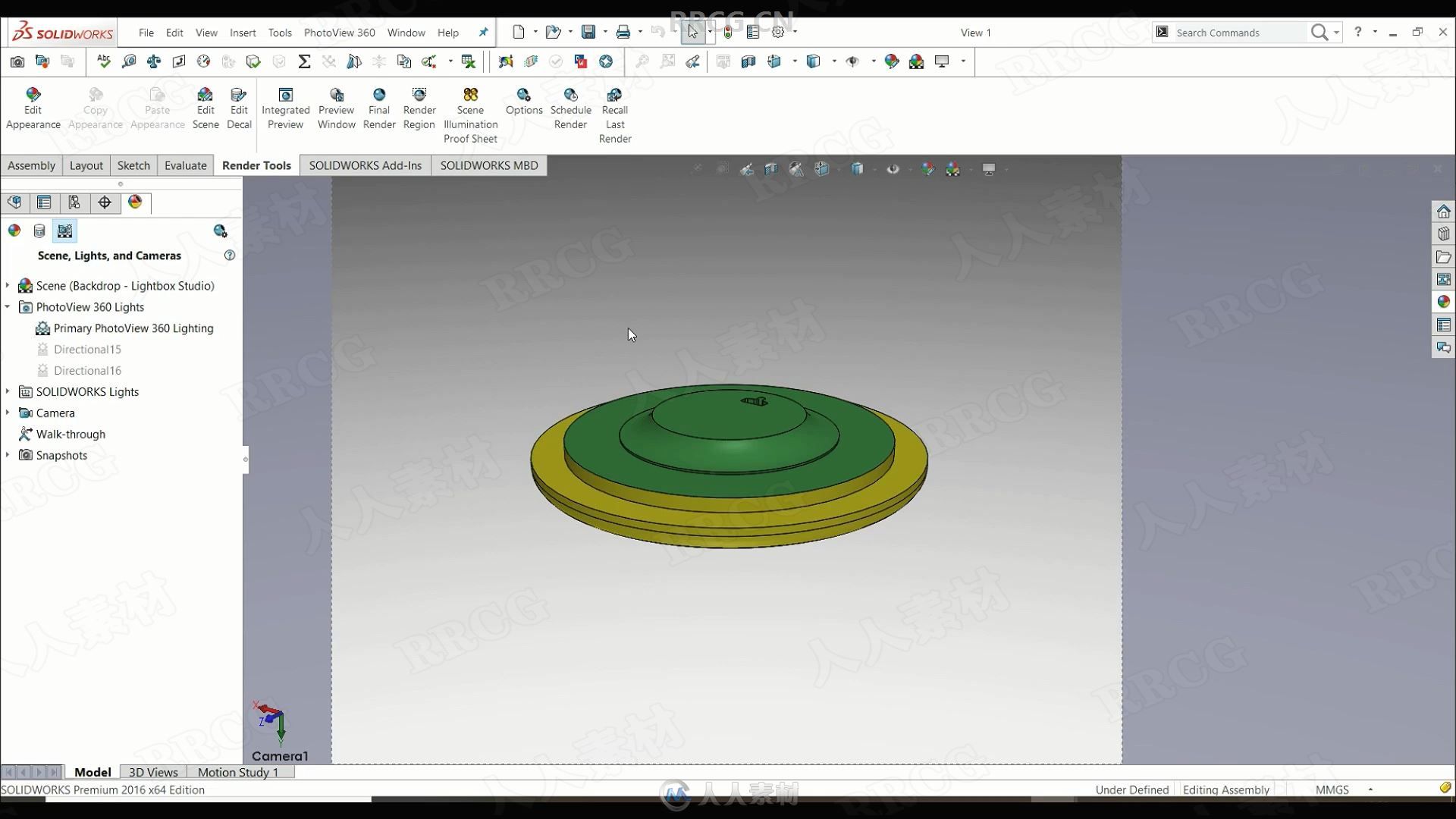 SOLIDWORKS逼真模型动画创建全面训练视频教程