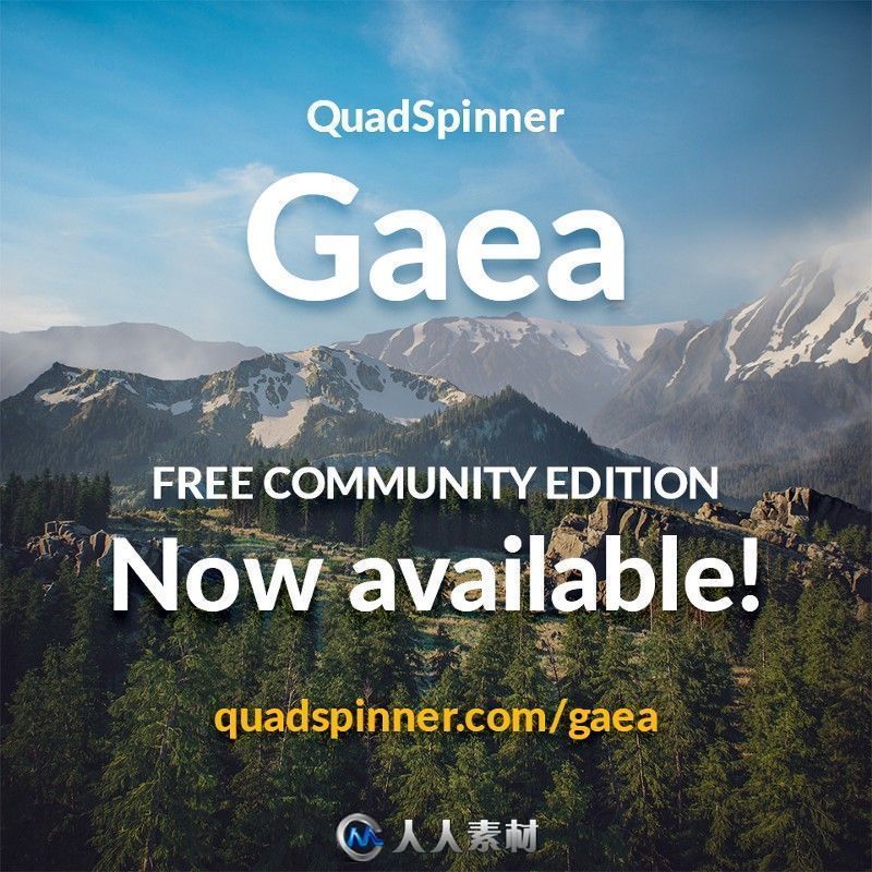 QuadSpinner Gaea地形景观三维设计软件V1.2.1.2版