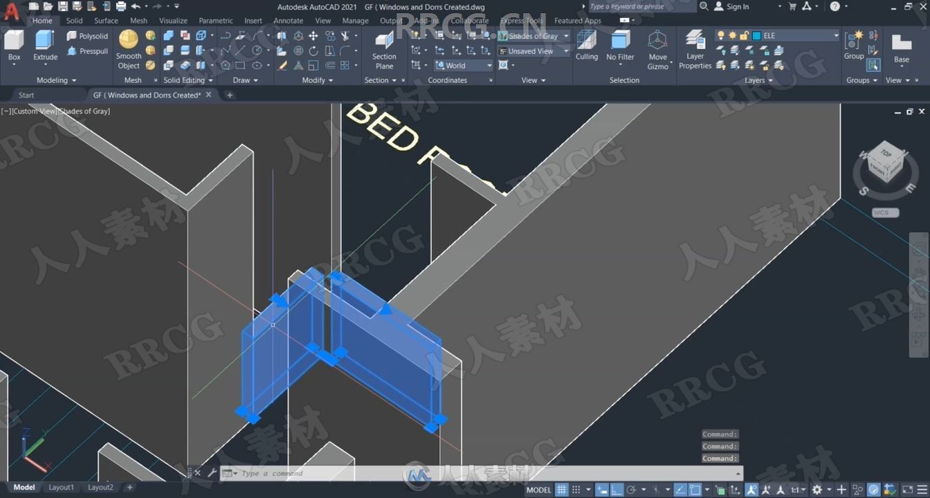 AutoCAD 2021中2D与3D专业设计训练视频教程