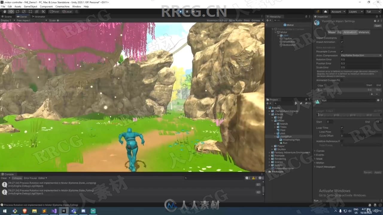 Unity 2020移动端游戏开发完整技能训练视频教程