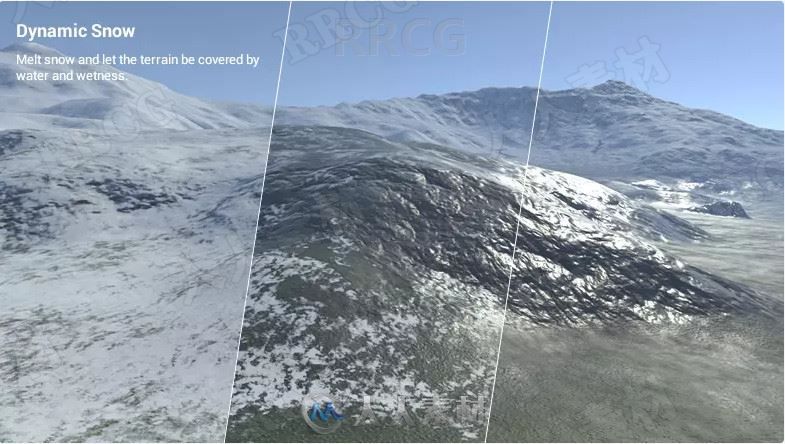 山峰地形工具Unity游戏素材资源