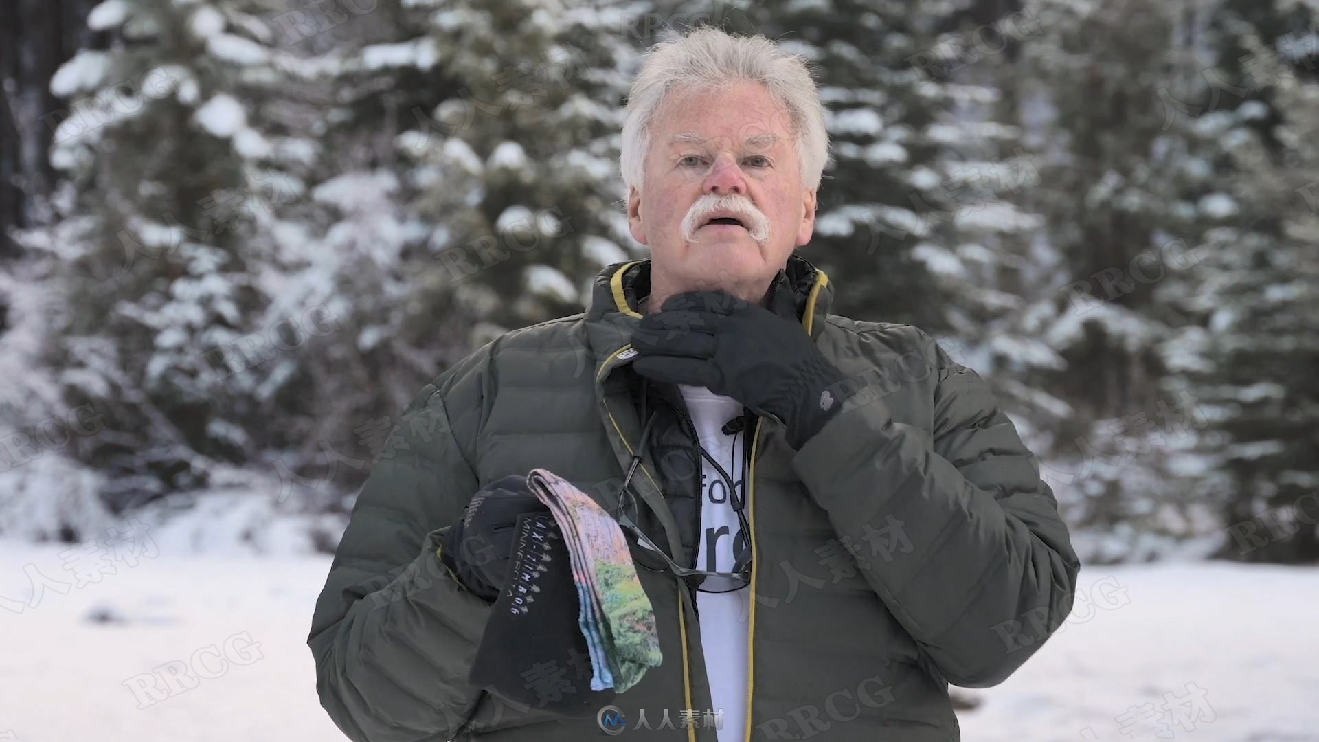 寒冷冬季雪景自然野生动物拍摄讲解视频教程