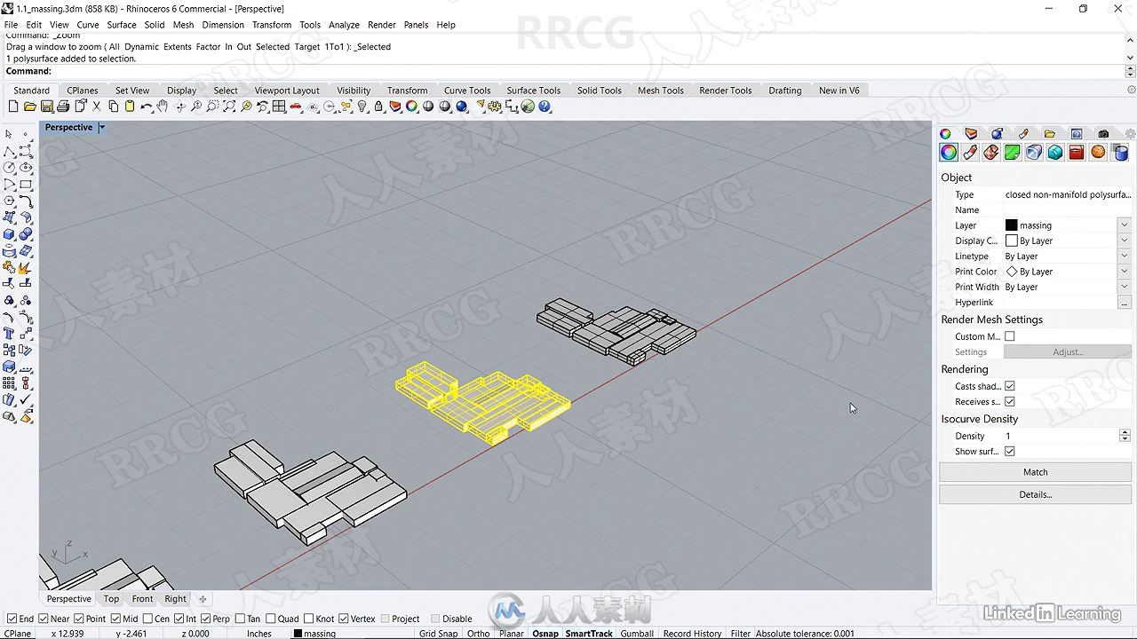 RHINO复杂3D打印几何图形建模视频教程