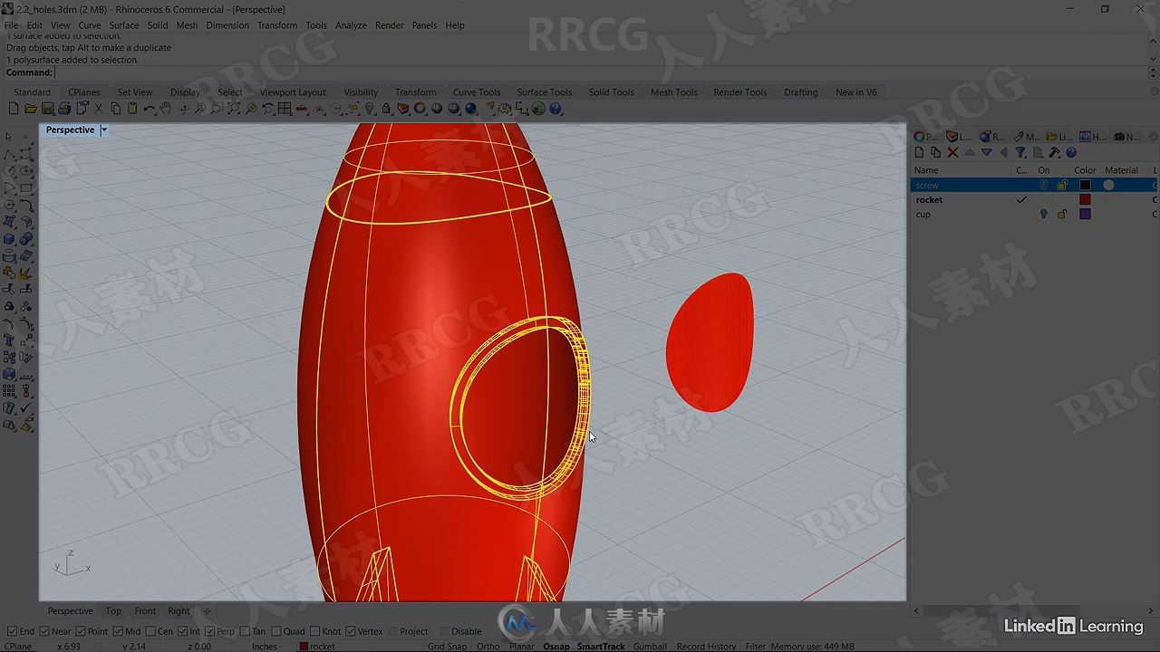 RHINO复杂3D打印几何图形建模视频教程