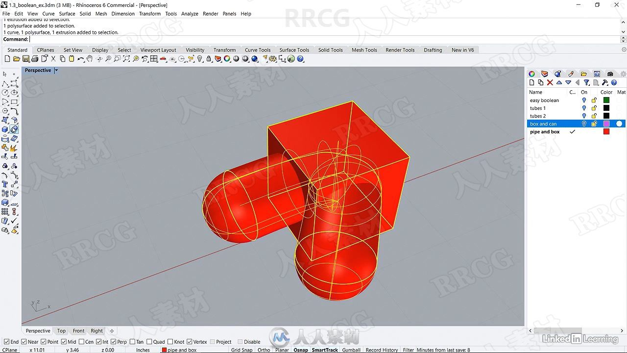 RHINO复杂3D打印几何图形建模视频教程