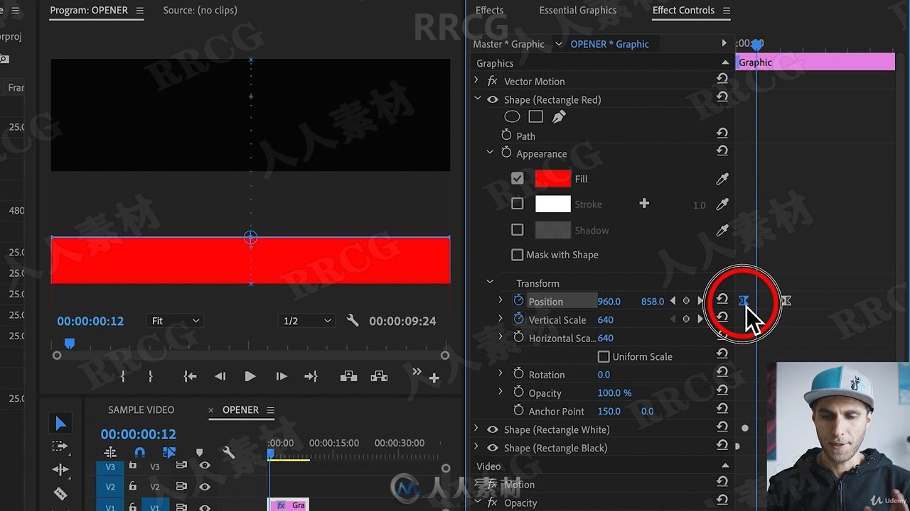 Premiere Pro2020中创建YOUTUBE图形动画视频教程