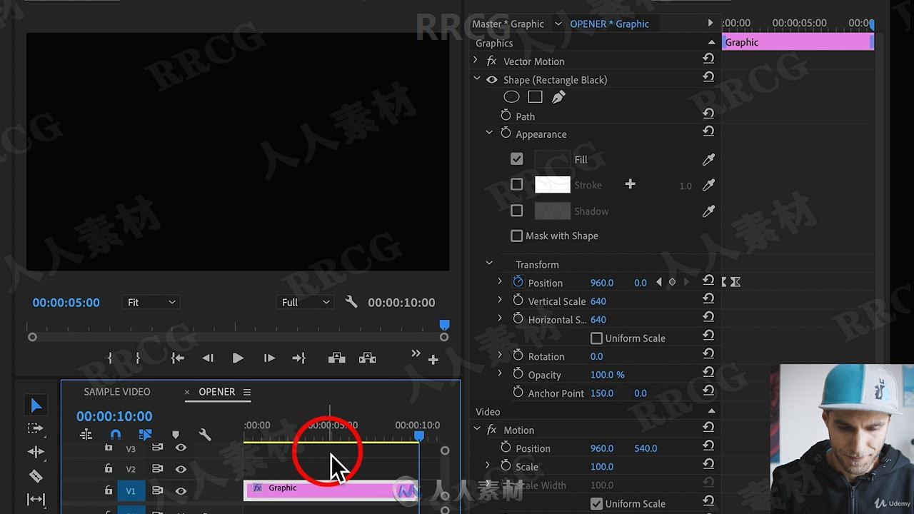 Premiere Pro2020中创建YOUTUBE图形动画视频教程