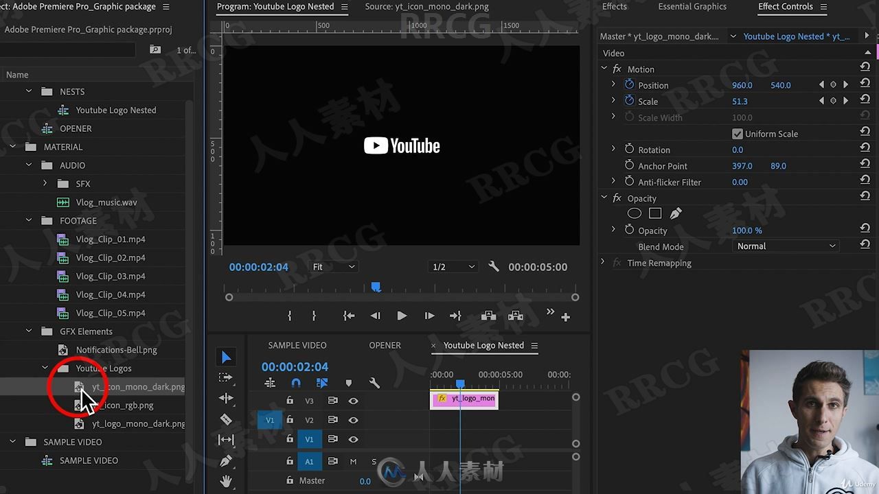 Premiere Pro2020中创建YOUTUBE图形动画视频教程