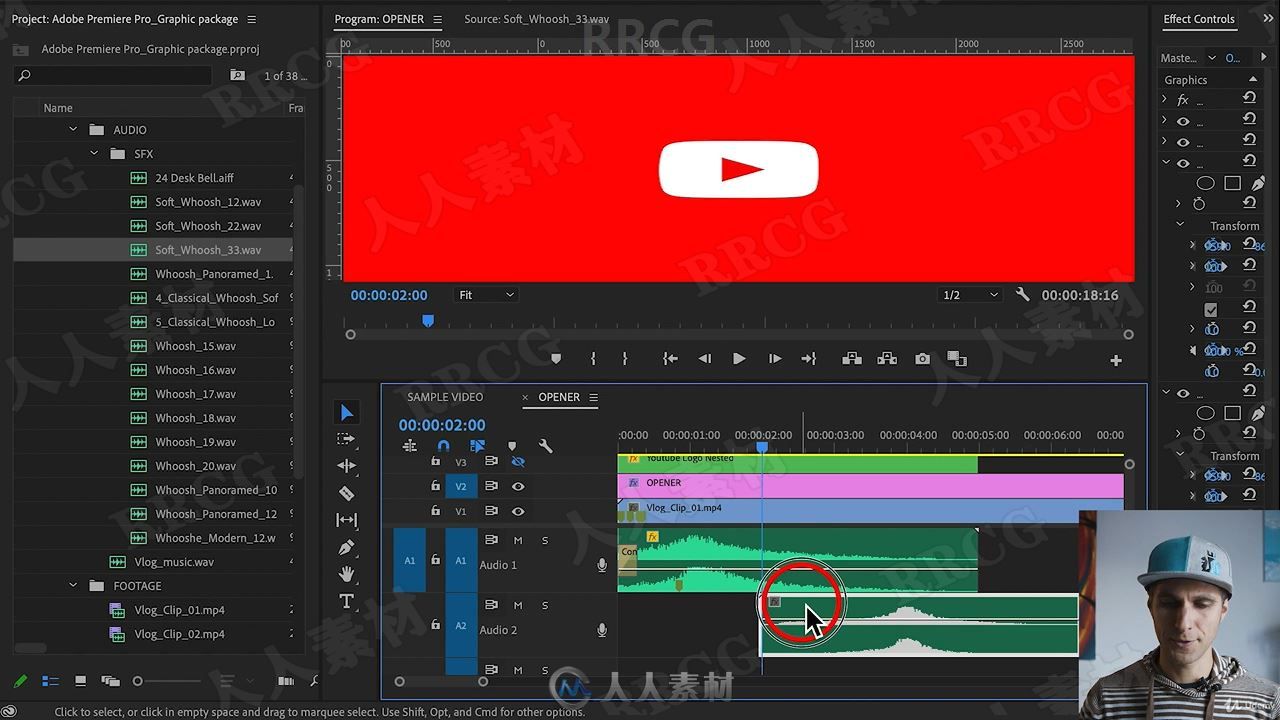 Premiere Pro2020中创建YOUTUBE图形动画视频教程