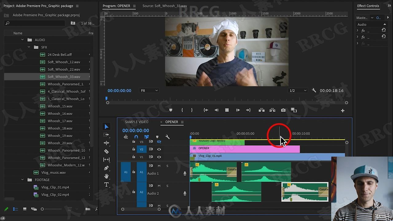 Premiere Pro2020中创建YOUTUBE图形动画视频教程