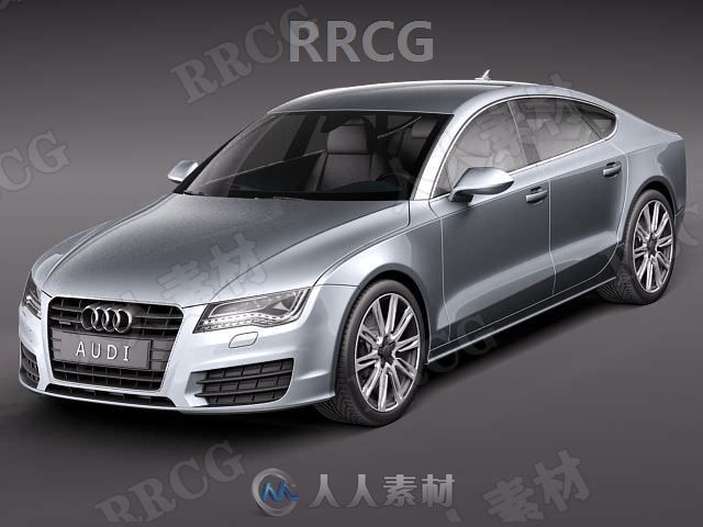 奥迪轿车Audi A7 Sportback 2011款真实汽车3D模型