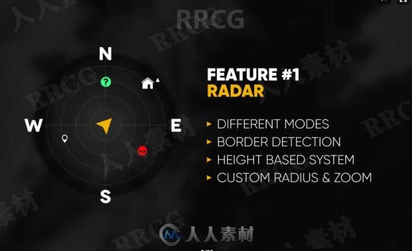 平视显示器导航系统工具最终集合Unity游戏素材资源