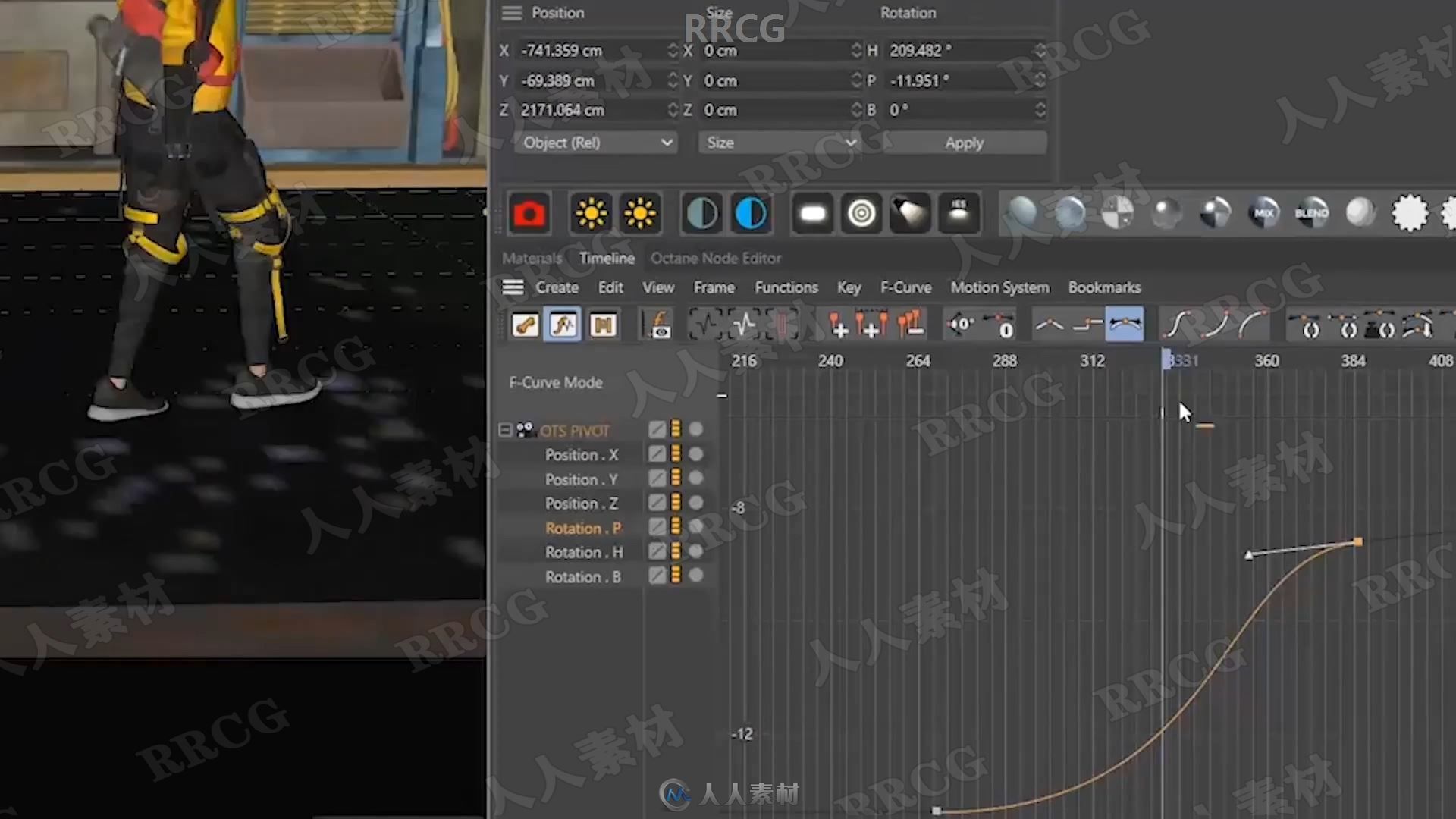 C4D与Octane灯光渲染技术大师级训练视频教程