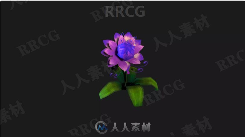 3D梦幻植被花卉个体Unity游戏素材资源