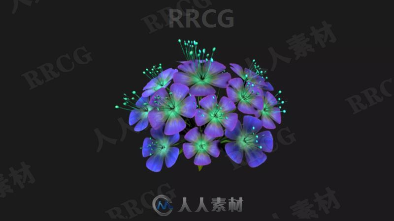 3D梦幻植被花卉个体Unity游戏素材资源