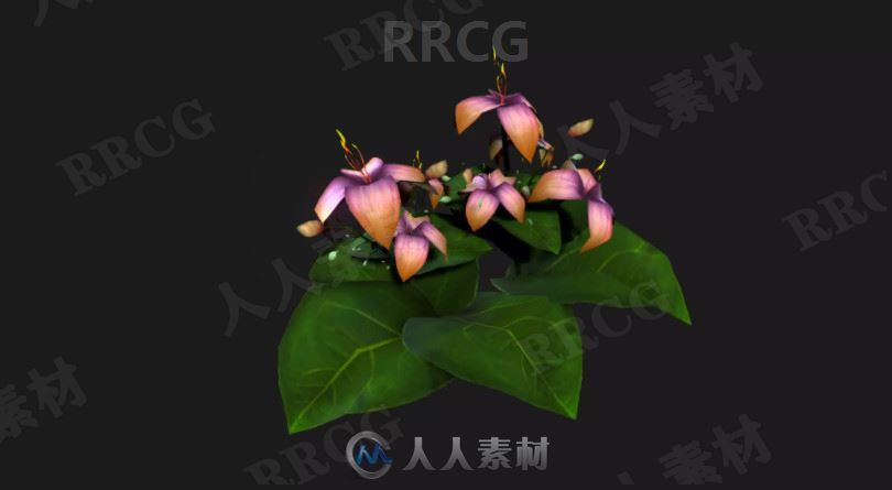 3D梦幻植被花卉个体Unity游戏素材资源