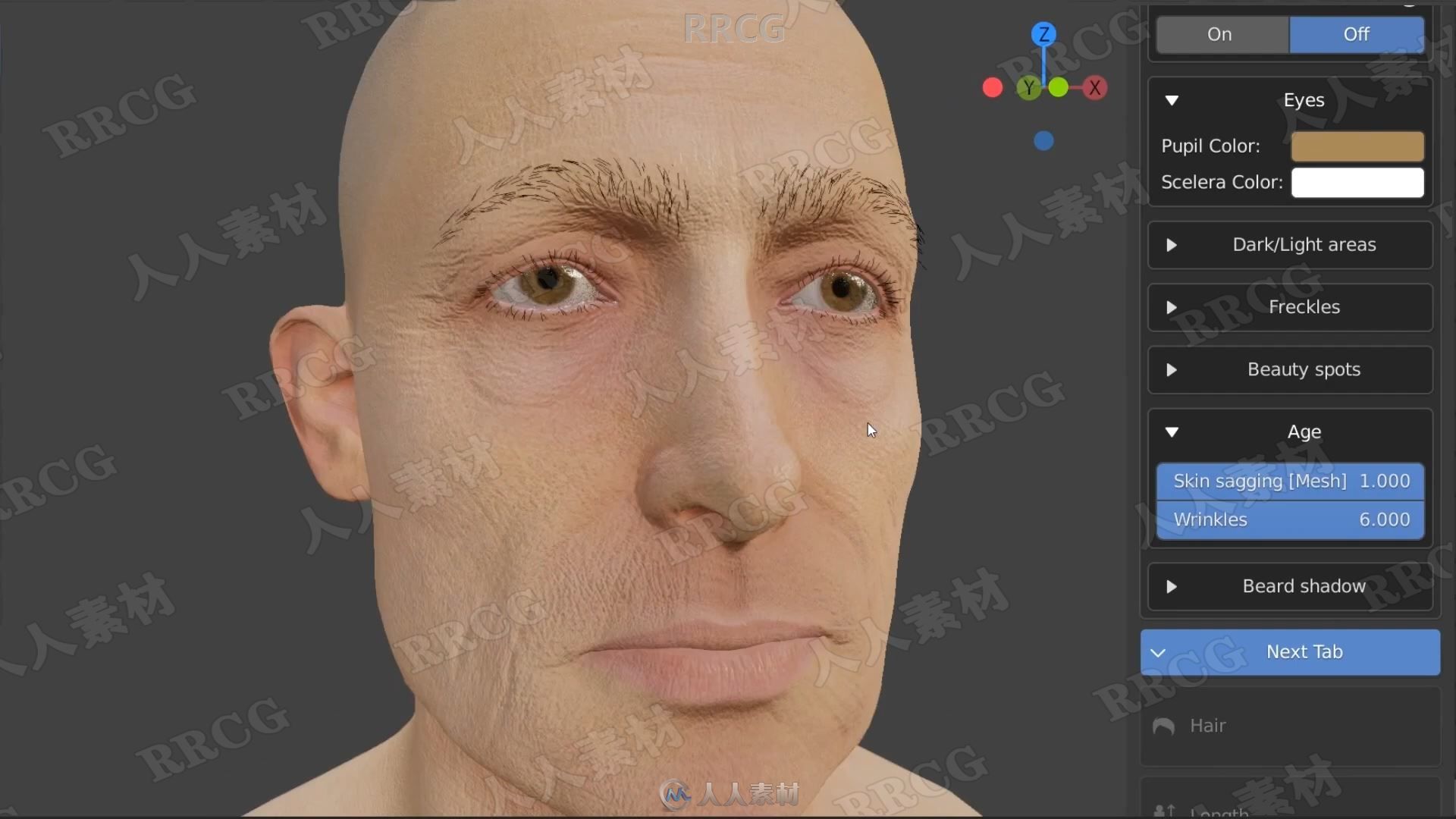 Human Generator人物角色生成器Blender插件V1.0版