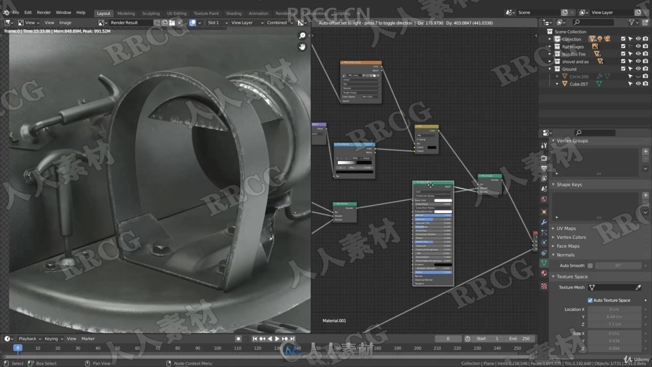 Blender二战越野吉普车完整实例制作视频教程