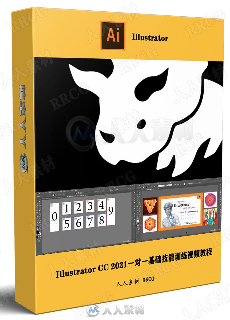 Illustrator CC 2021一对一基础技能训练视频教程