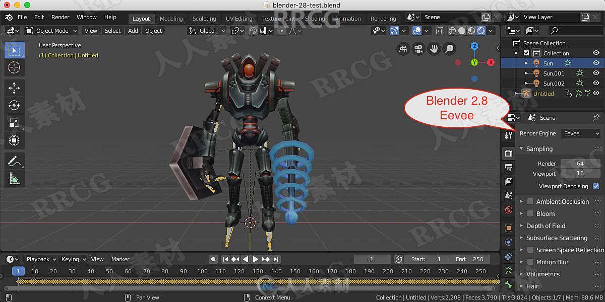 FBX格式3D模型导入导出Blender插件V4.1.7版