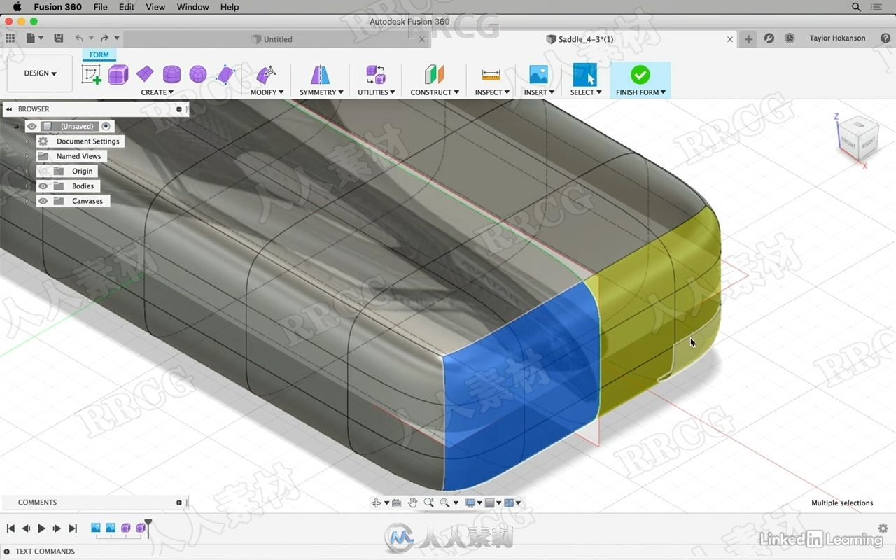 Fusion 360建模雕刻渲染工作流程视频教程