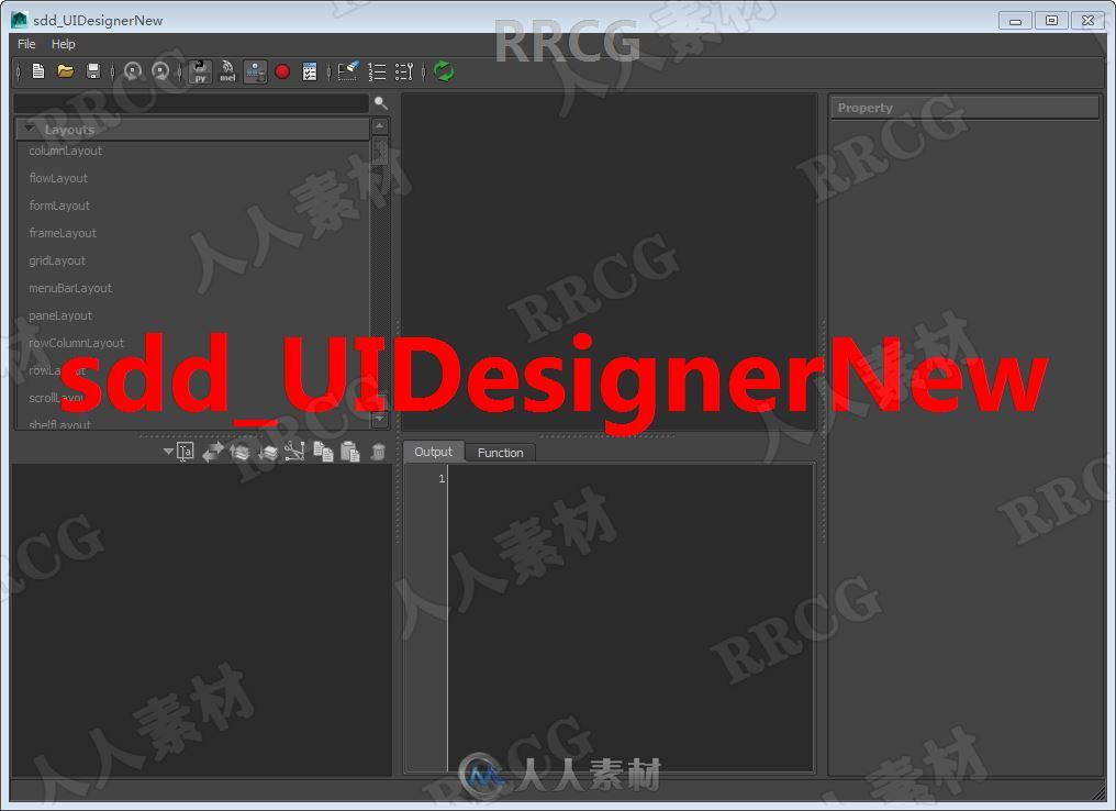 Maya sdd_UIDesigner stand-alone界面生成工具Maya脚本V2.1.0版