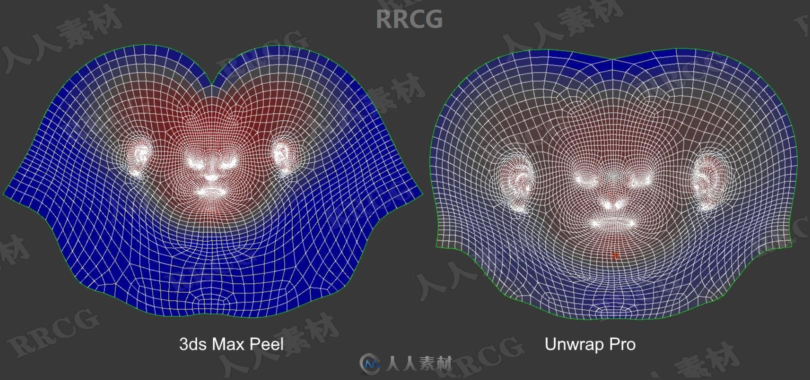 UnwrapPro UV拆分网格3dsmax 2022插件V1.04版