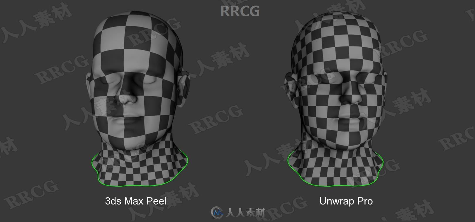 UnwrapPro UV拆分网格3dsmax 2022插件V1.04版