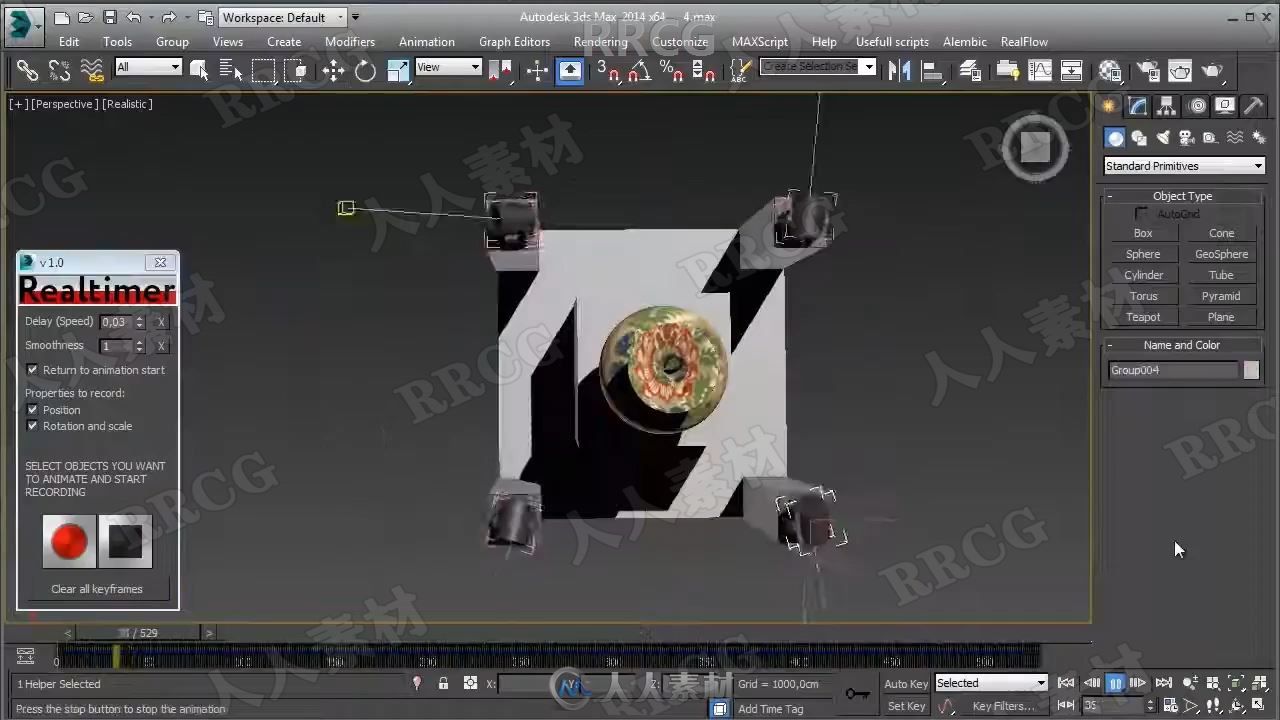 Realtimer动画捕捉录制3dsmax插件V1.8版