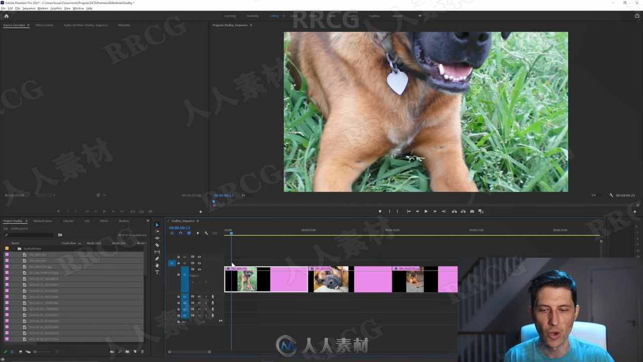 Premiere Pro 2021角色预设动画幻灯片编辑制作视频教程