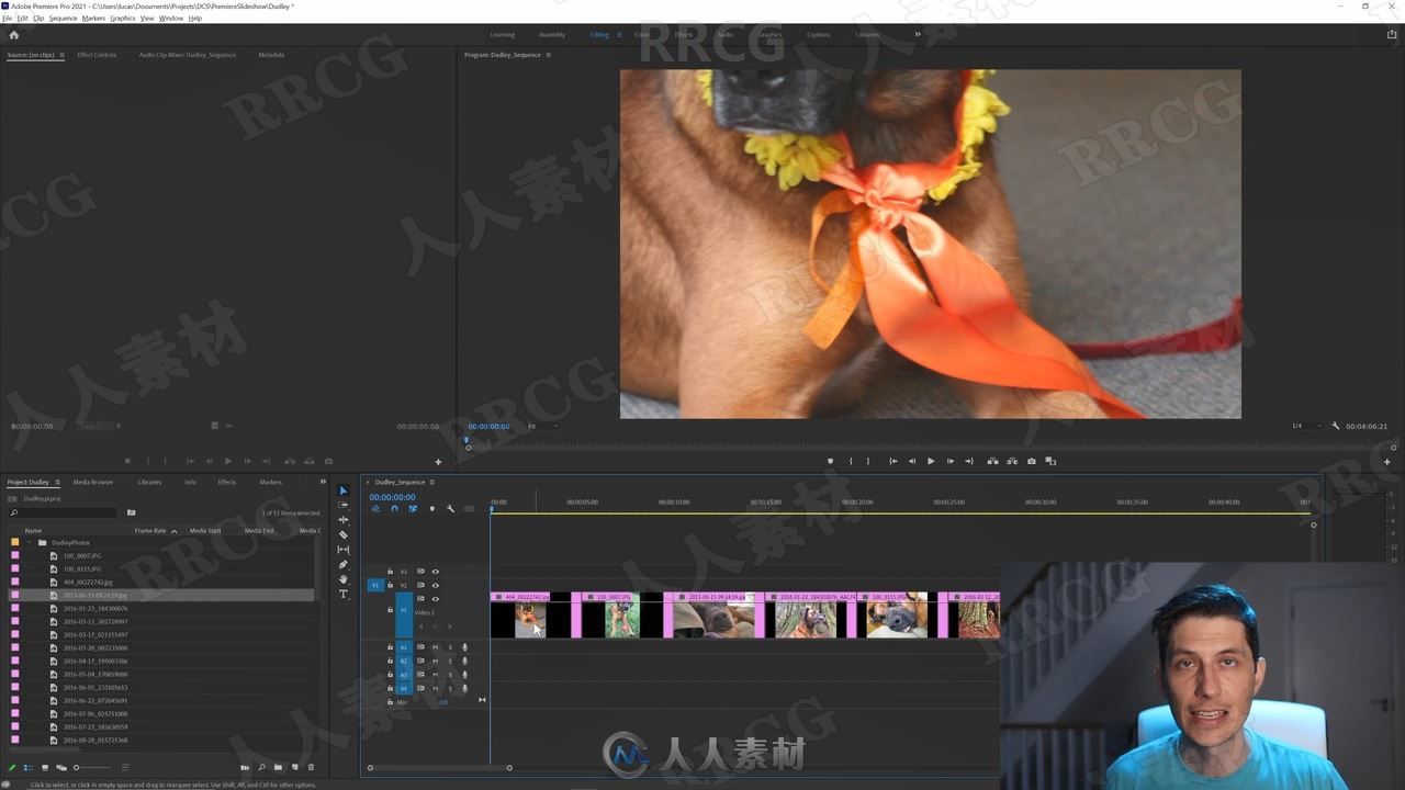 Premiere Pro 2021角色预设动画幻灯片编辑制作视频教程