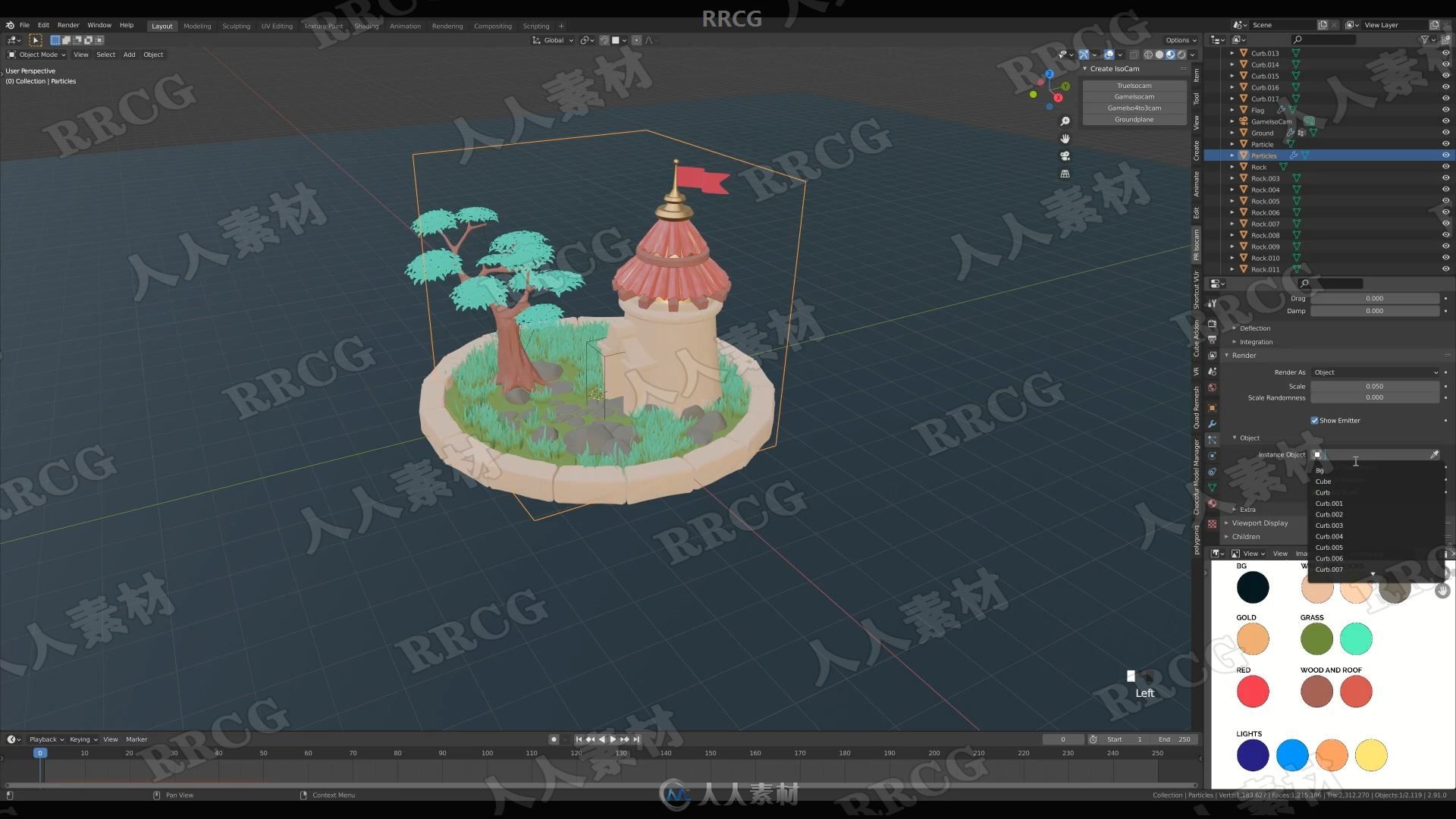 Blender 3D卡通渲染风格建模技术实例训练视频教程