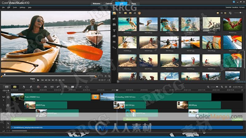 Corel VideoStudio 2022视频图像后期处理软件V25.2.0.566版