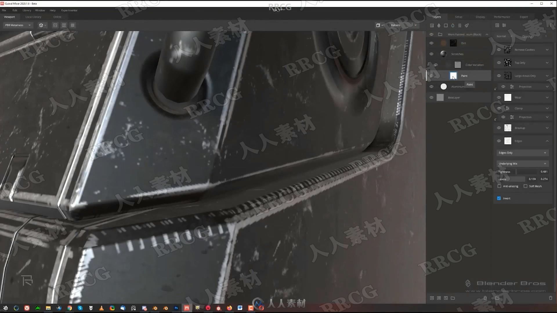 Blender游戏资产硬表面建模工作流程视频教程