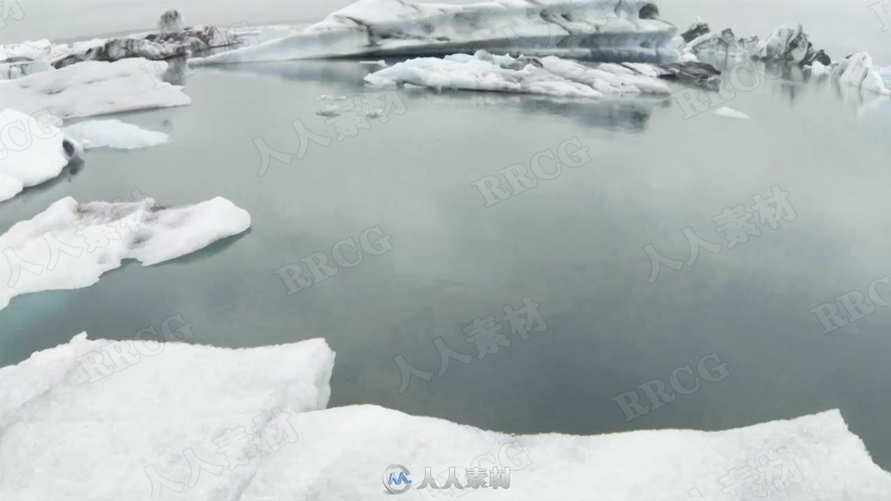 室外寒冷冰岛湖面场景人像美丽拍摄视频教程