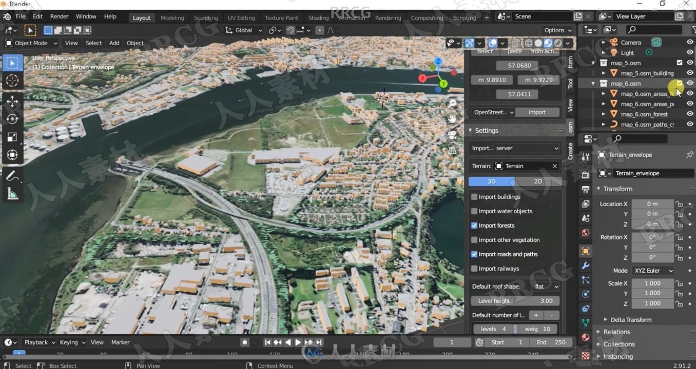 【中文字幕】Blender城市建筑景观建模大师级训练视频教程