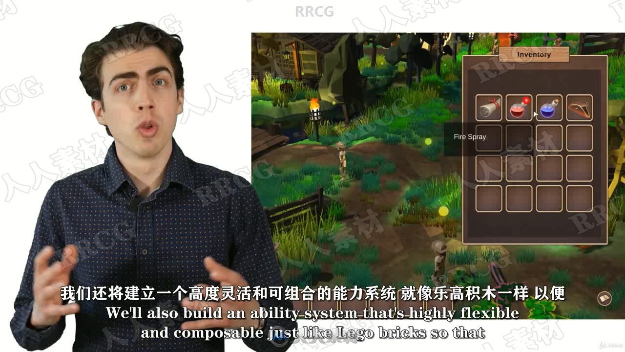 【中文字幕】Unity RPG游戏中商店交易系统制作视频教程