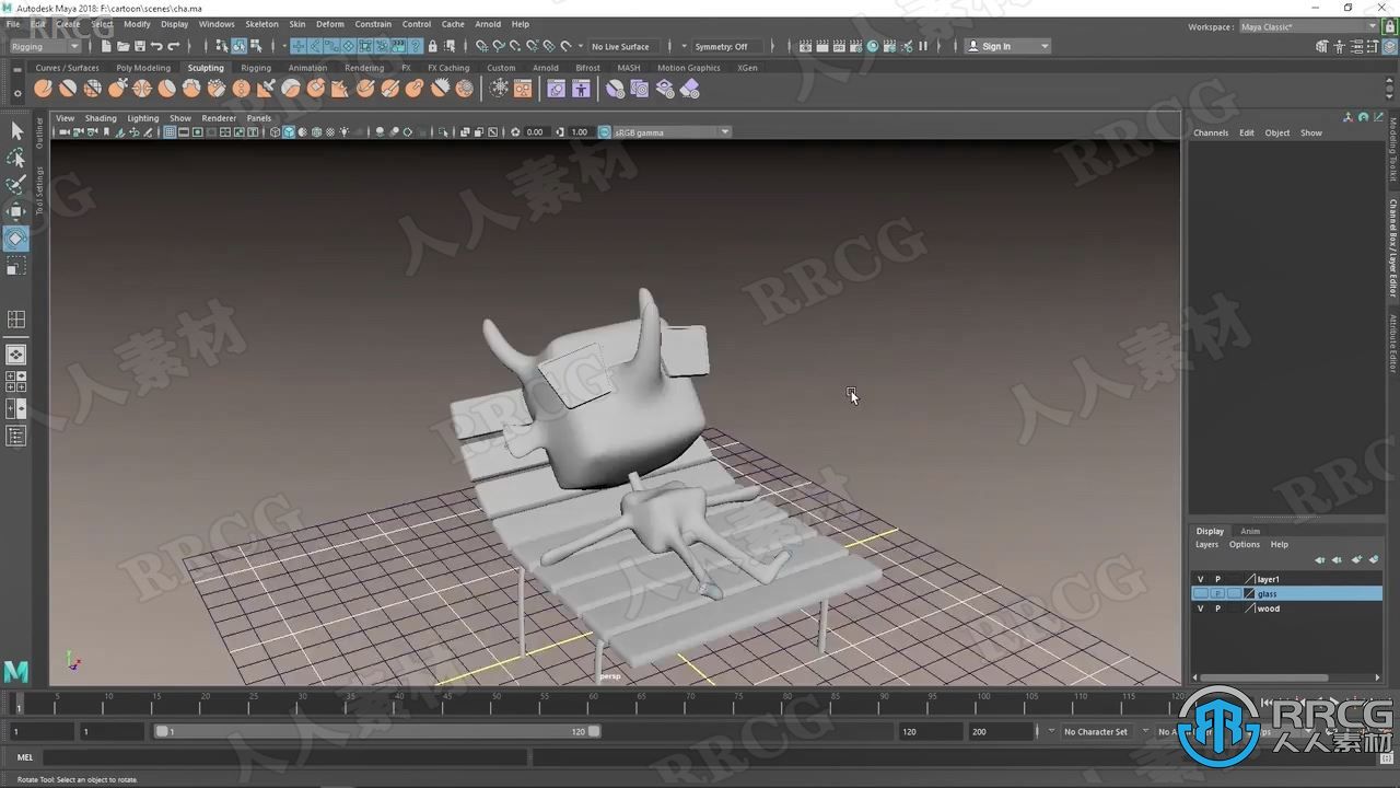 Maya 3D卡通人物角色设计训练视频教程