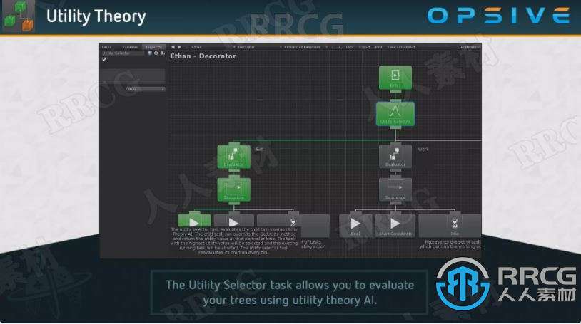 创建自由空间行为树可视化脚本工具Unity游戏素材资源