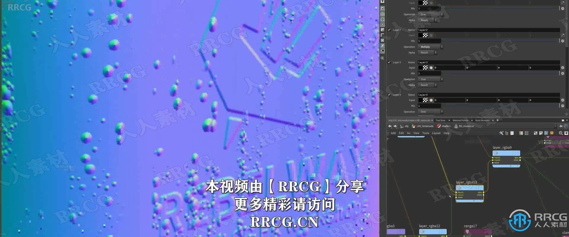 Houdini和Arnold逼真材质渲染技术大师级视频教程