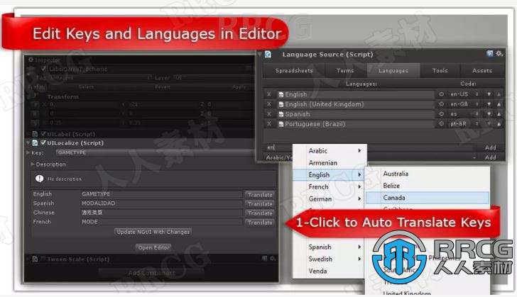 12个本地化工具Unity游戏素材资源